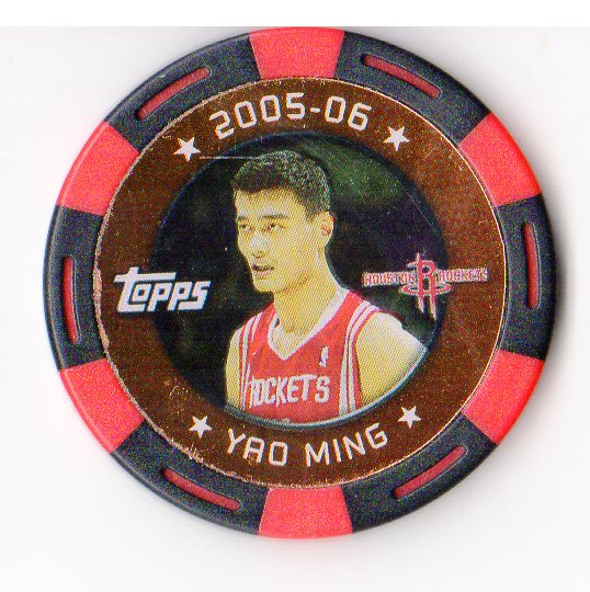 2005-06 Topps NBA Collector Chips Red Foil #108 Yao Ming