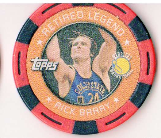 2005-06 Topps NBA Collector Chips Red #18 Rick Barry