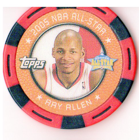 2005-06 Topps NBA Collector Chips Red #31 Ray Allen