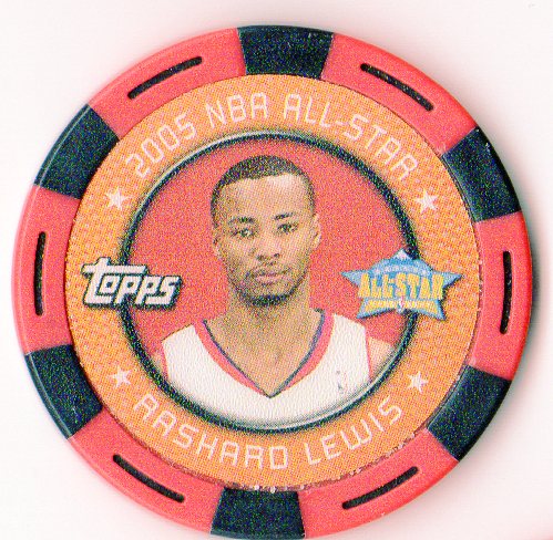 2005-06 Topps NBA Collector Chips Red #35 Rashard Lewis