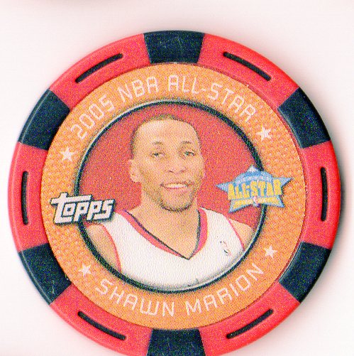 2005-06 Topps NBA Collector Chips Red #36 Shawn Marion