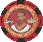 2005-06 Topps NBA Collector Chips Red #37 Tracy McGrady