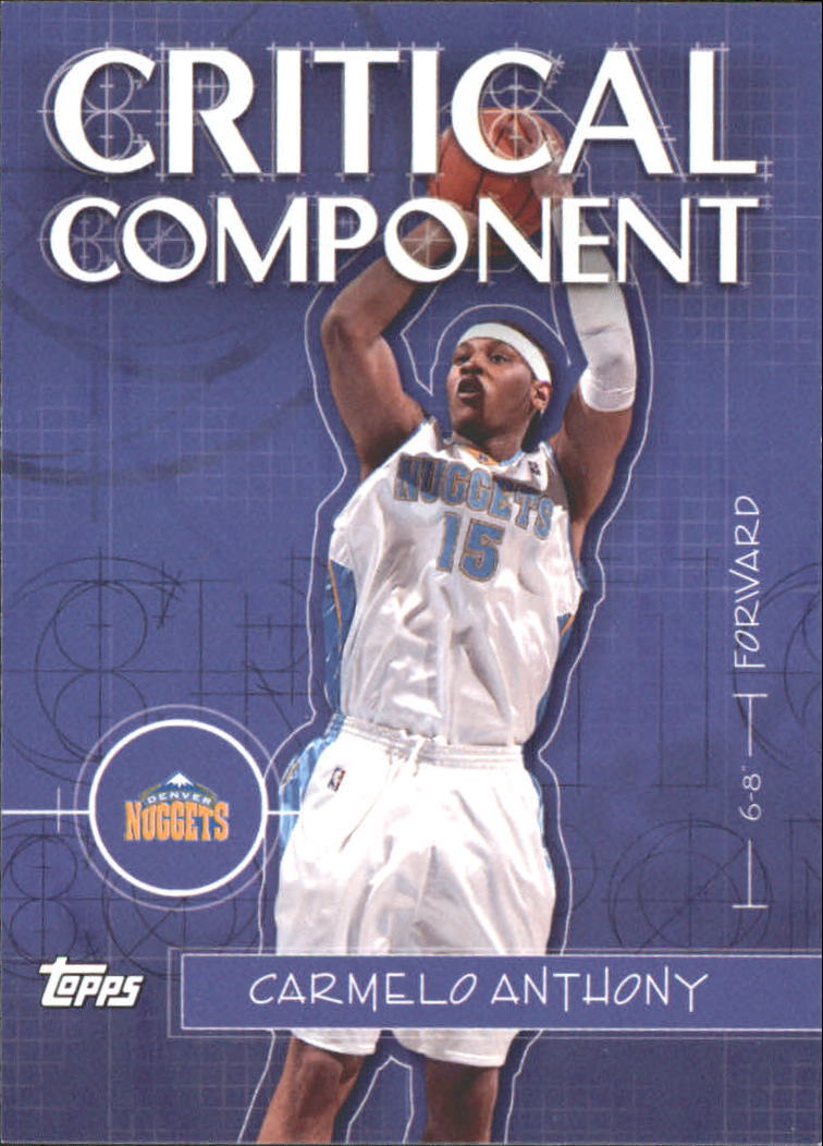 2005-06 Topps Critical Component #CC6 Carmelo Anthony