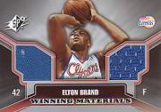 2005-06 SPx Winning Materials #EB Elton Brand