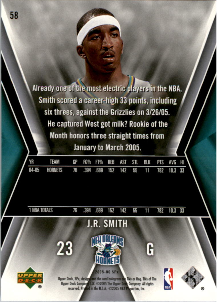 2004-05 Fleer Tradition Basketball #238 J.R. Smith RC – ARD Sports