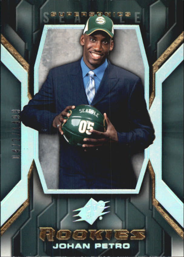 2005-06 SPx #102 Johan Petro RC