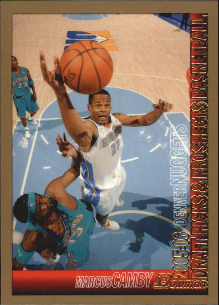 2005-06 Bowman Gold #6 Marcus Camby