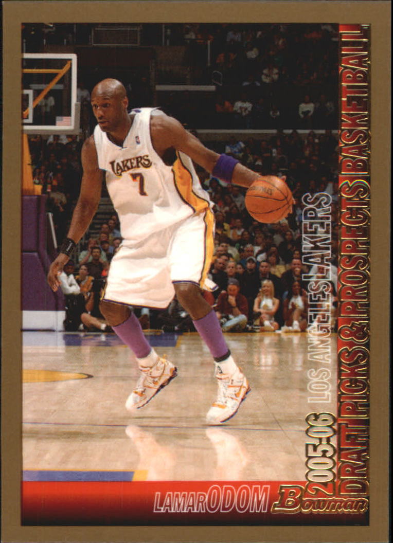 2005-06 Bowman Gold #96 Lamar Odom