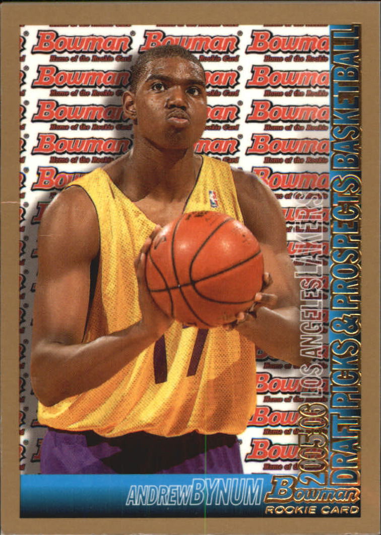 2005-06 Bowman Gold #134 Andrew Bynum