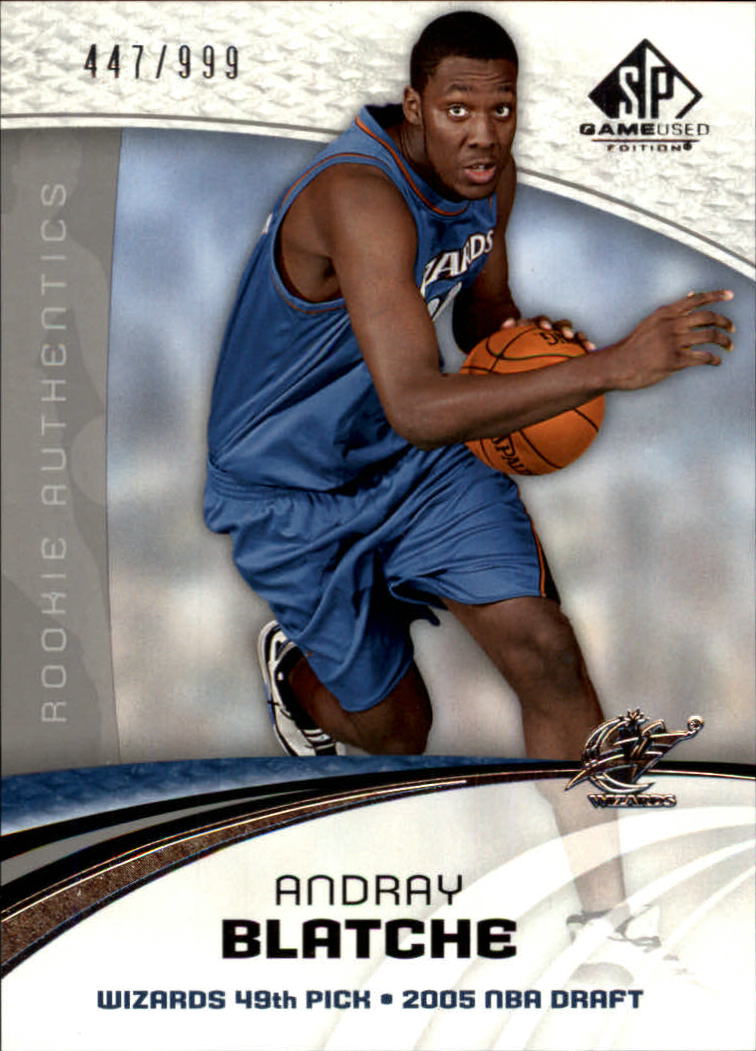 2005-06 SP Game Used #110 Andray Blatche RC