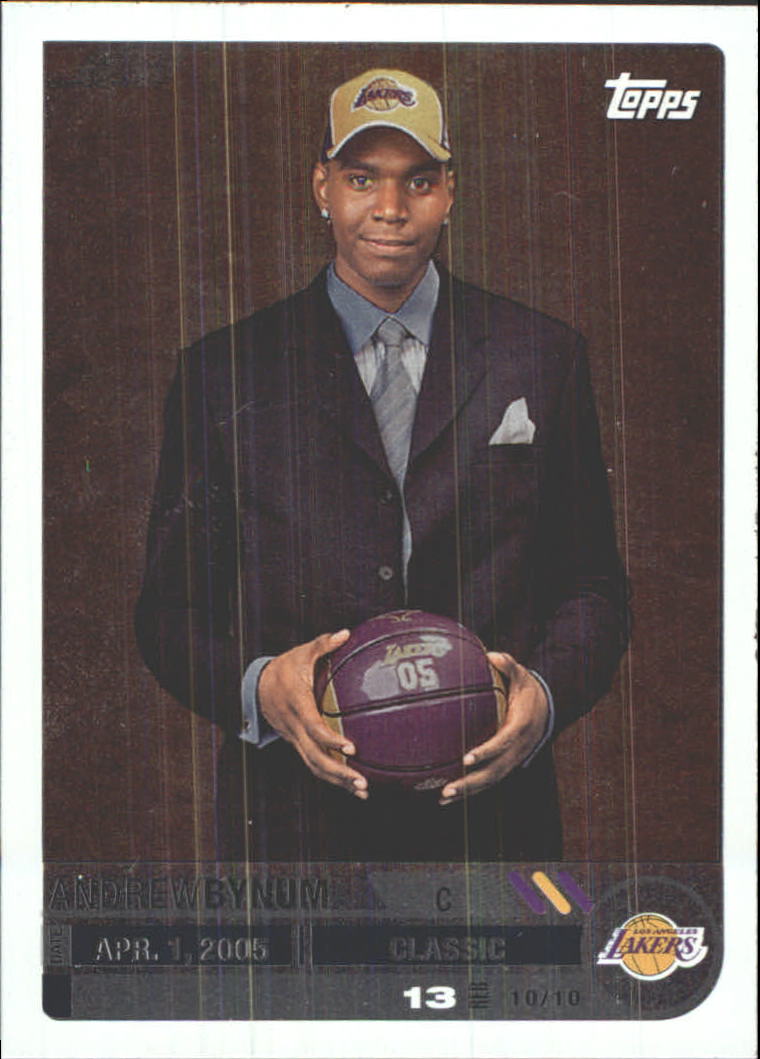 2005-06 Topps Big Game #127 Andrew Bynum RC