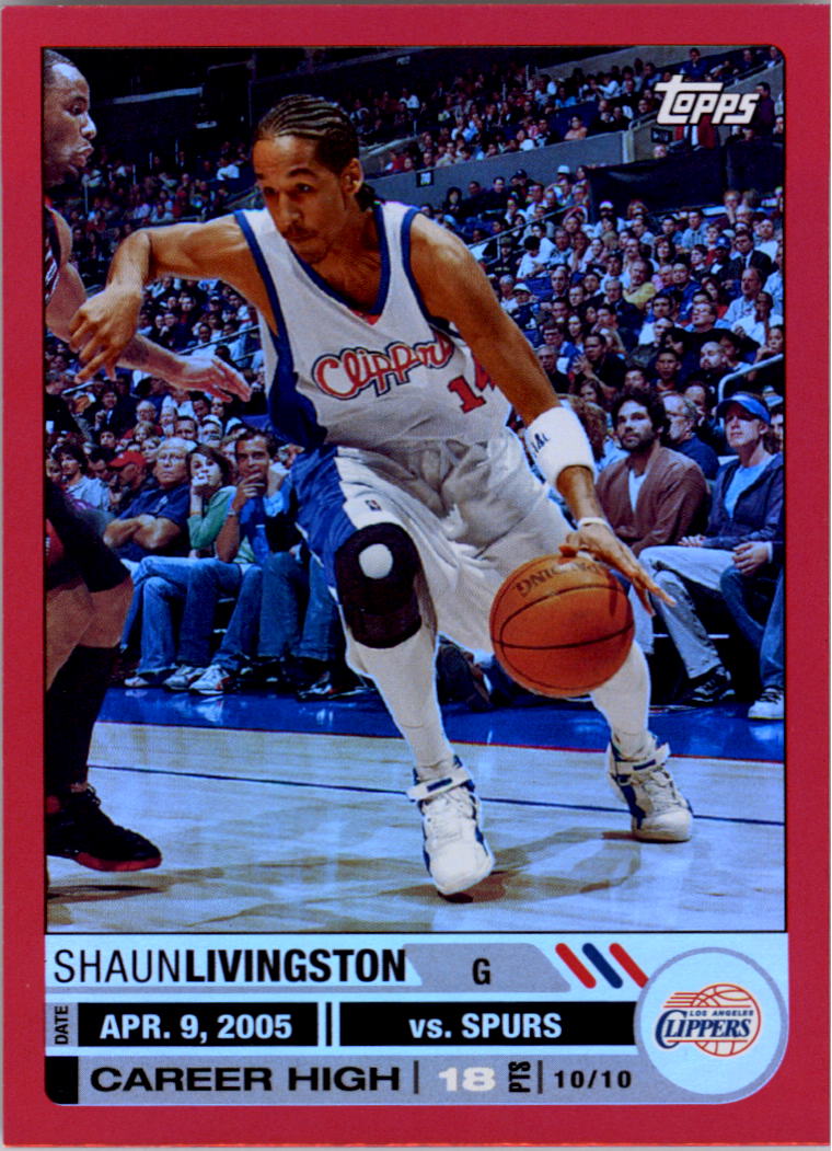2005-06 Topps Big Game 99 #8 Shaun Livingston