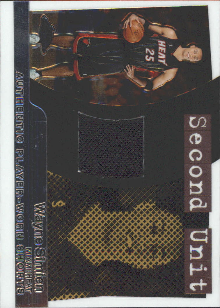 2005-06 Topps Chrome Second Unit #WS Wayne Simien