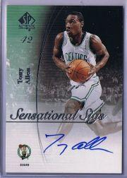 2005-06 SP Authentic Sensational Sigs #TA Tony Allen