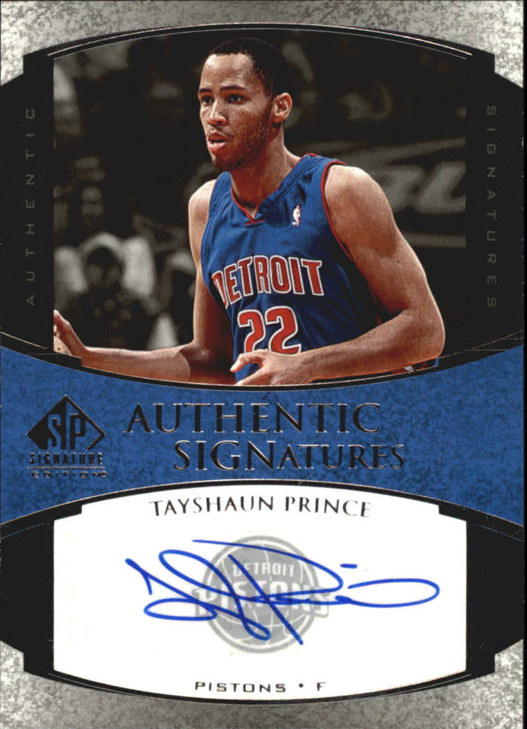 2005-06 SP Signature Edition Signatures #TP Tayshaun Prince