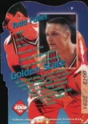 1996 Collector's Edge Key Kraze Die Cuts #7 Todd Fuller back image