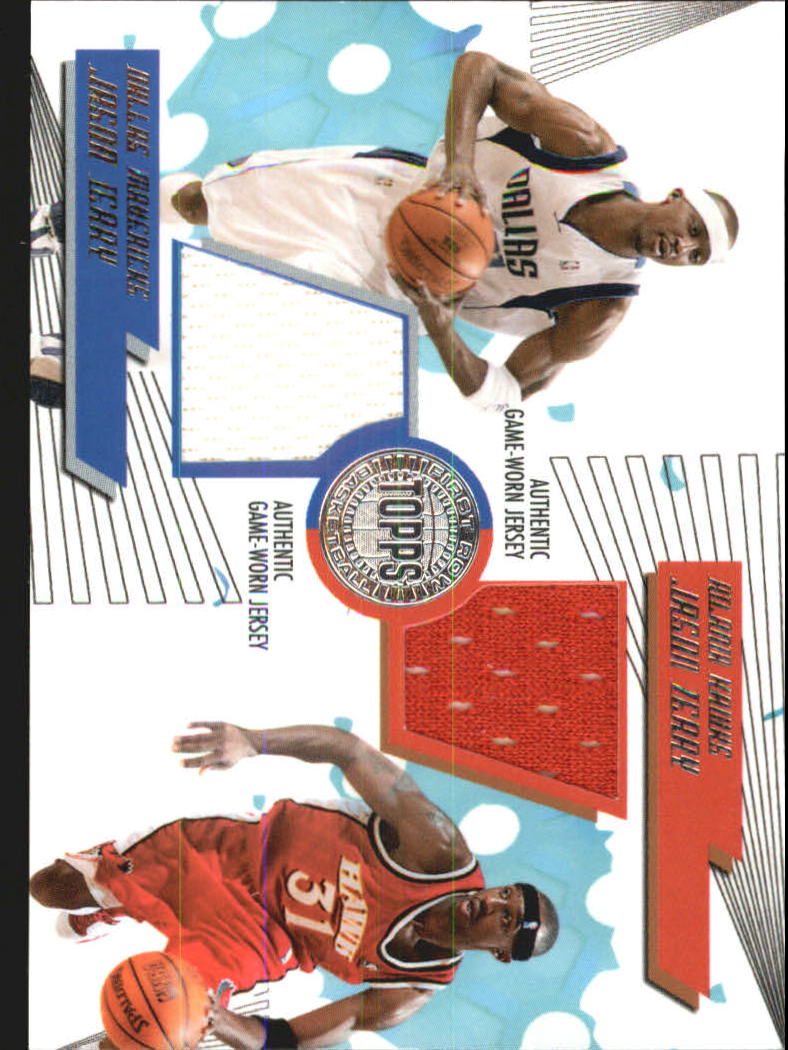 2005-06 Topps First Row PTP Dual Relics #JT2 Jason Terry