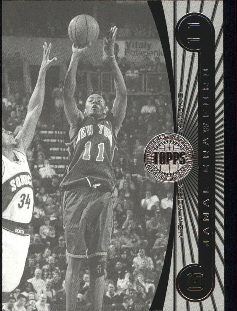 2005-06 Topps First Row Black and White #18 Jamal Crawford