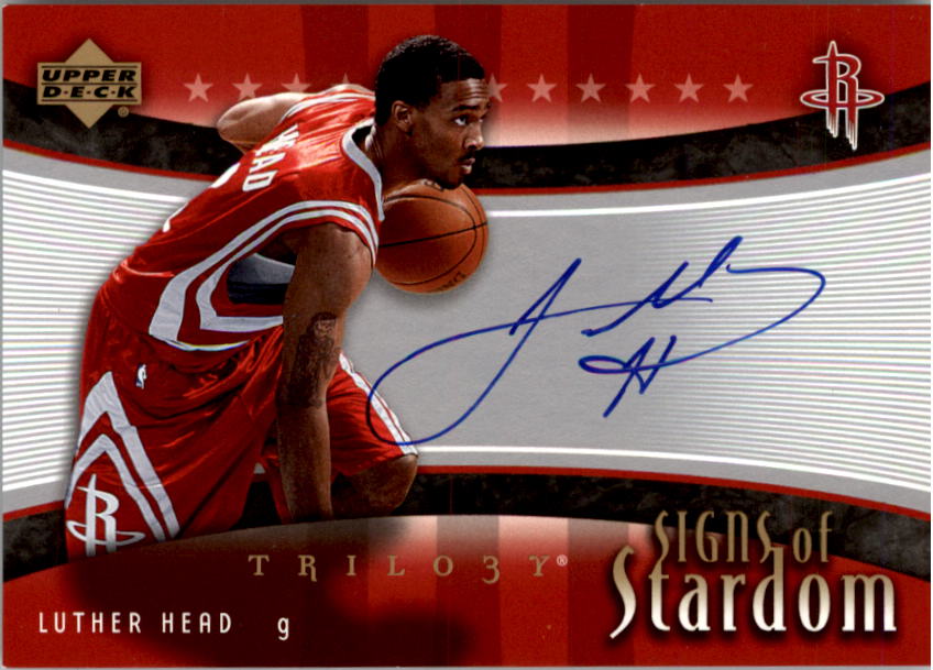 2005-06 Upper Deck Trilogy Signs of Stardom #LH Luther Head