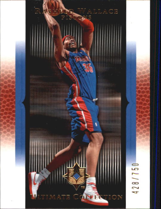 2005-06 Ultimate Collection #38 Rasheed Wallace