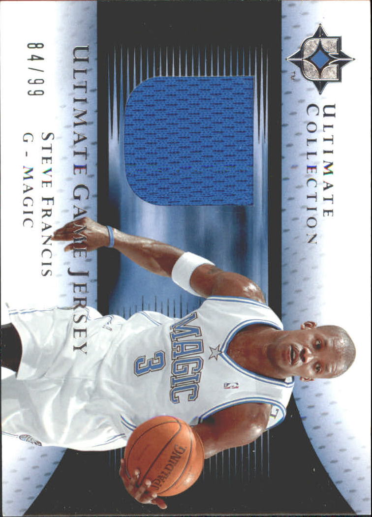 2005-06 Ultimate Collection Jerseys #UJSF Steve Francis
