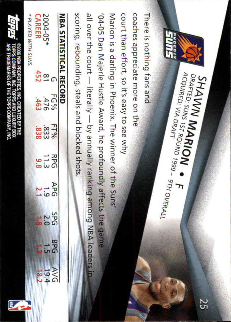 2005-06 Topps Luxury Box Basketball YOU PICK - Picture 51 of 261