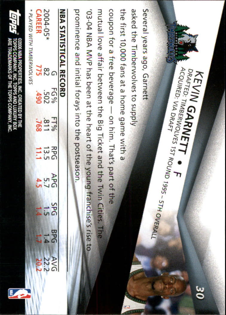 2005-06 Topps Luxury Box Basketball YOU PICK - Picture 61 of 261