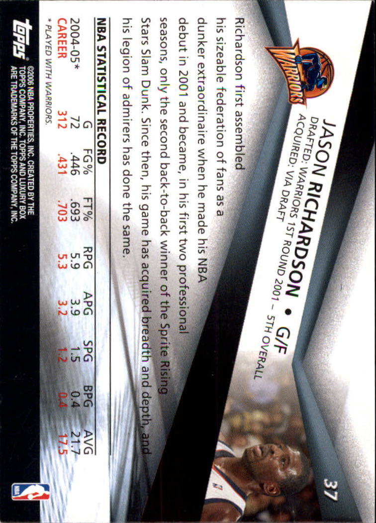 2005-06 Topps Luxury Box Basketball YOU PICK - Picture 75 of 261