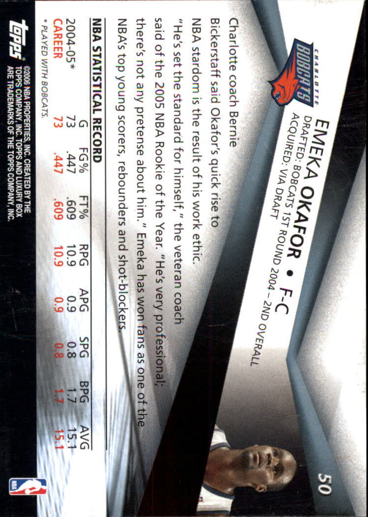 2005-06 Topps Luxury Box Basketball YOU PICK - Picture 101 of 261