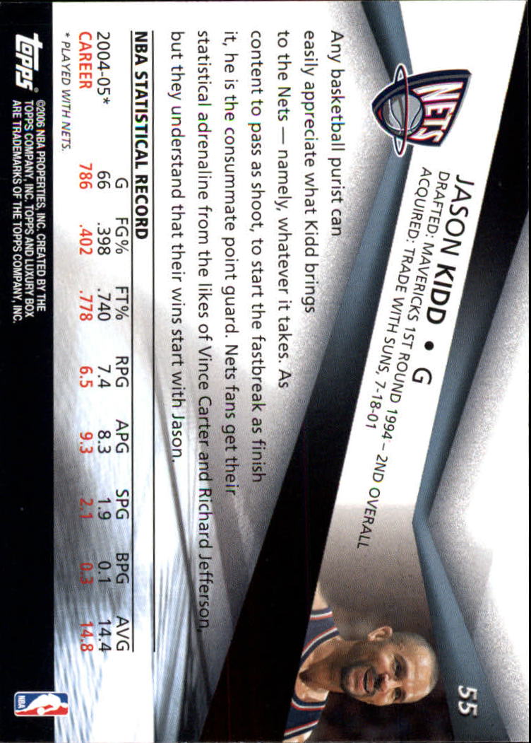 2005-06 Topps Luxury Box Basketball YOU PICK - Picture 111 of 261
