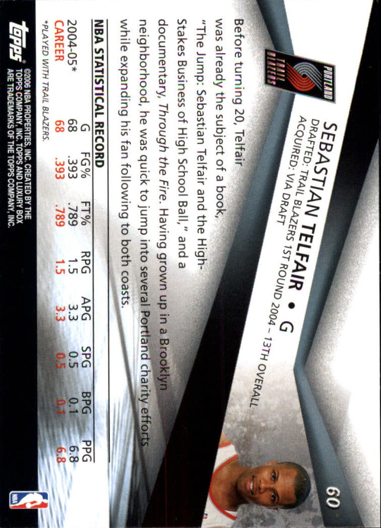 2005-06 Topps Luxury Box Basketball YOU PICK - Picture 121 of 261