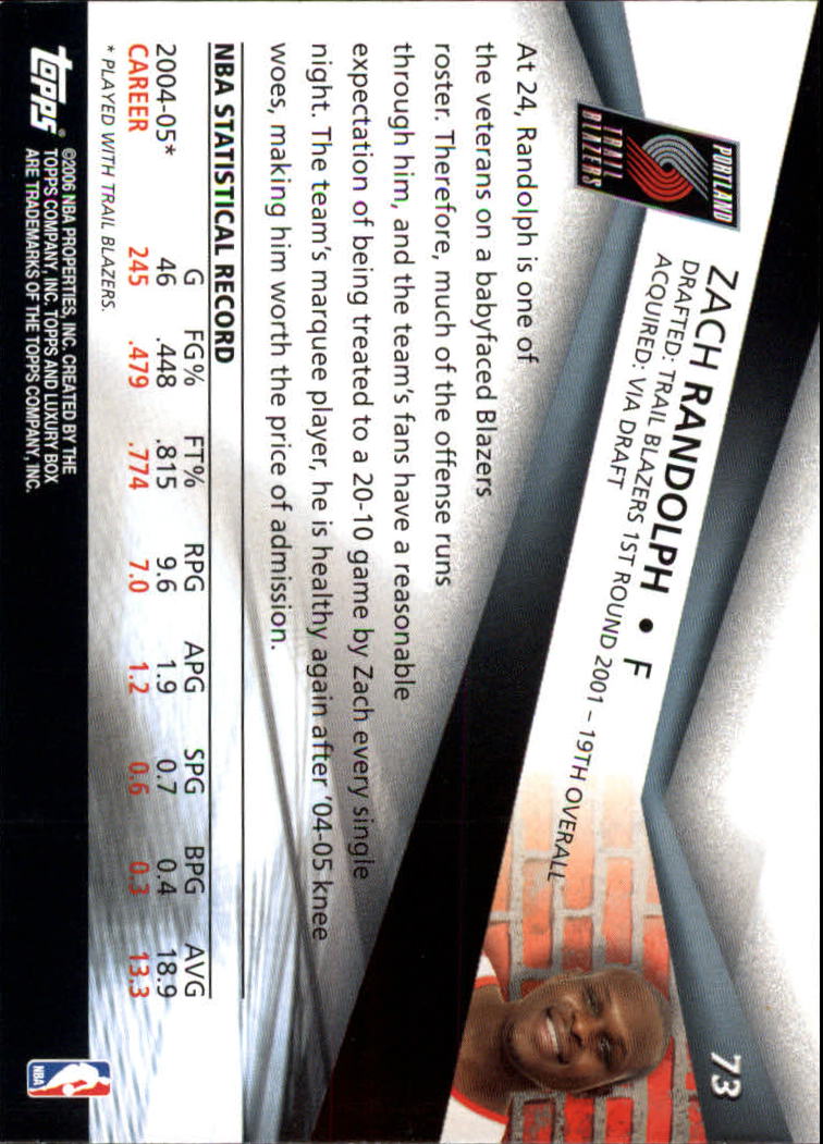 2005-06 Topps Luxury Box Basketball YOU PICK - Picture 147 of 261