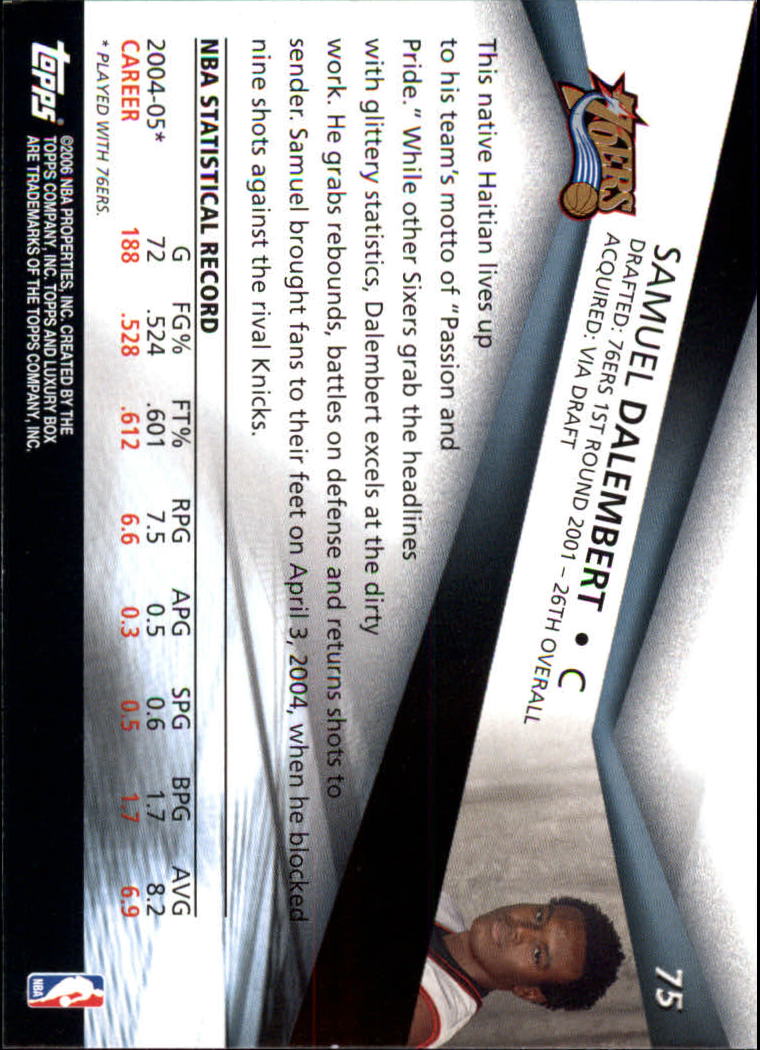 2005-06 Topps Luxury Box Basketball YOU PICK - Picture 151 of 261