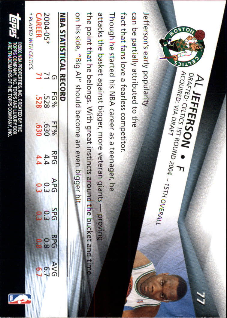2005-06 Topps Luxury Box Basketball YOU PICK - Picture 155 of 261