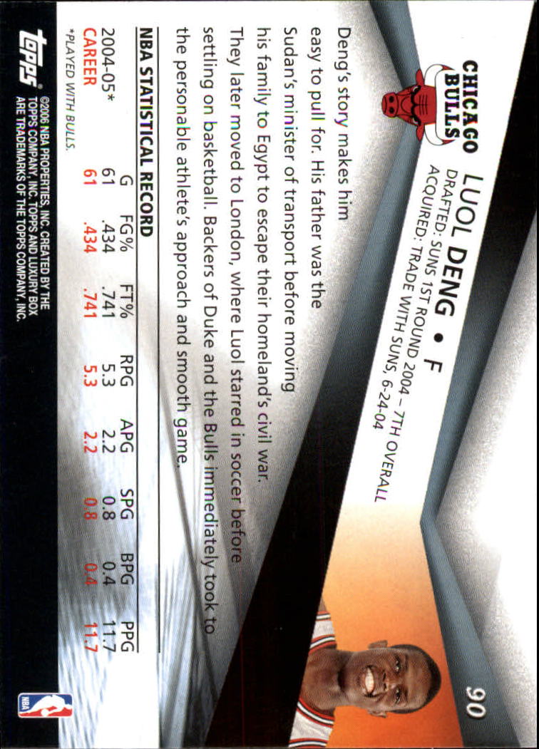 2005-06 Topps Luxury Box Basketball YOU PICK - Picture 181 of 261