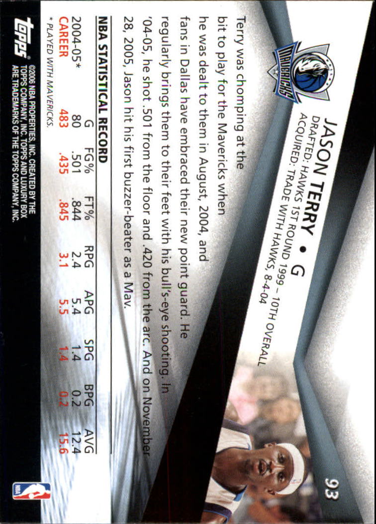 2005-06 Topps Luxury Box Basketball YOU PICK - Picture 187 of 261