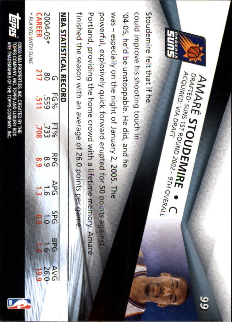 2005-06 Topps Luxury Box Basketball YOU PICK - Picture 199 of 261