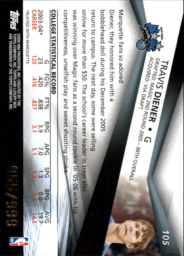 2005-06 Topps Luxury Box Basketball YOU PICK - Picture 205 of 261