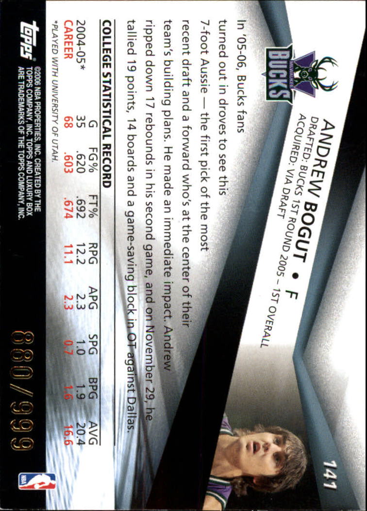 2005-06 Topps Luxury Box Basketball YOU PICK - Picture 253 of 261