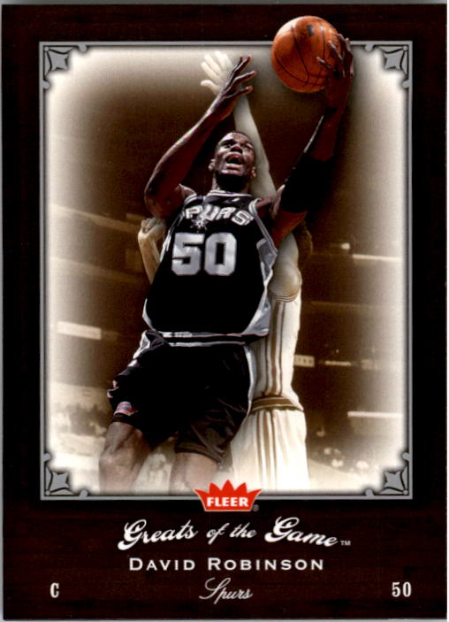 2005-06 Greats of the Game #16 David Robinson