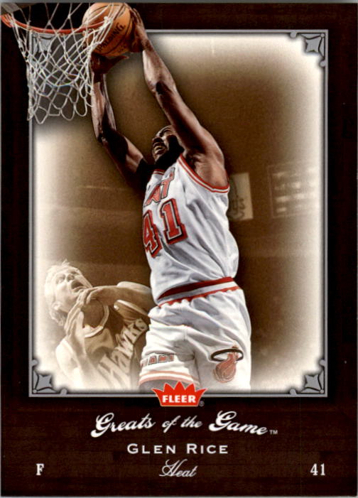 2005-06 Greats of the Game #67 Glen Rice