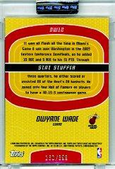 2005-06 Finest Boxloaders Wade Moments #DW12 Dwyane Wade back image