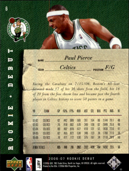 Paul Pierce cards (1999-2021) Celtics Nets - You Choose - Bild 206 von 360