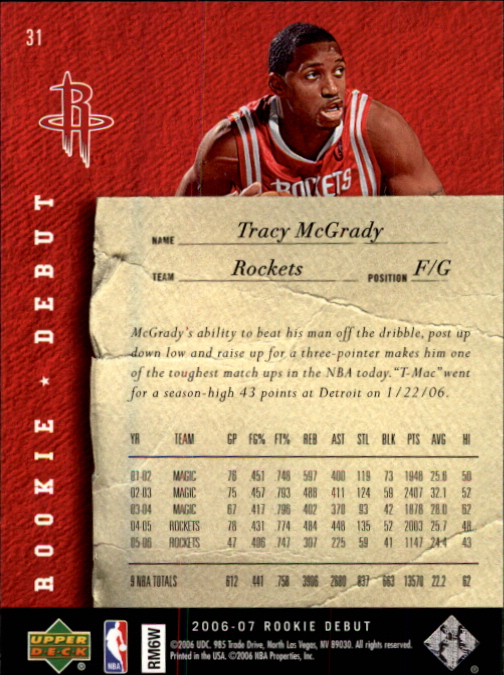 Tracy McGrady cards (1998-2021) Magic Raptors Rockets - You Choose - Picture 222 of 275