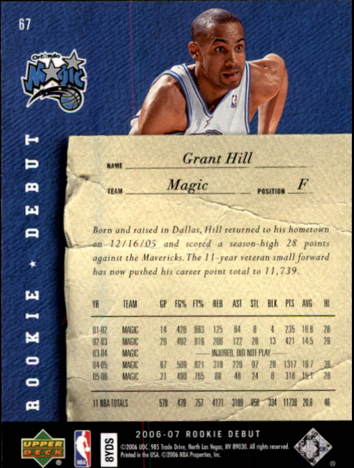 Grant Hill cards (1995-2021) Pistons Magic Clippers Duke - You Choose - Picture 234 of 272