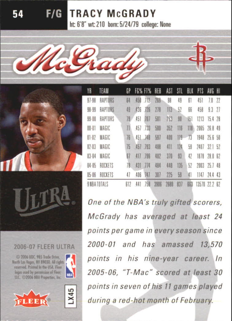 Tracy McGrady cards (1998-2021) Magic Raptors Rockets - You Choose - Picture 218 of 275