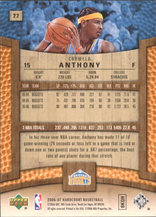 Carmelo Anthony cards (2004-2023) Nuggets Thunder Knicks Blazers - You Choose - Bild 61 von 284