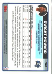 2006-07 Topps #12 Dwight Howard back image