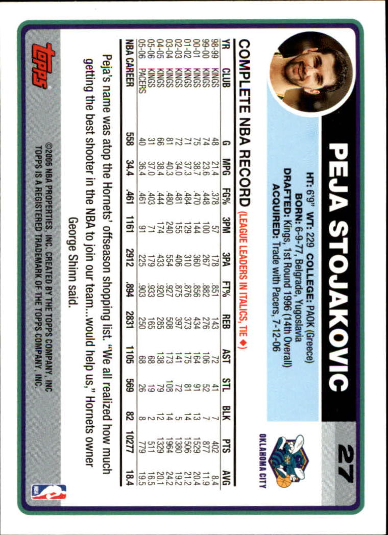B1799- 2006-07 Topps Basketball #S 1-265 + Einsätze -du Pick- 15 + Free US - Bild 37 von 451