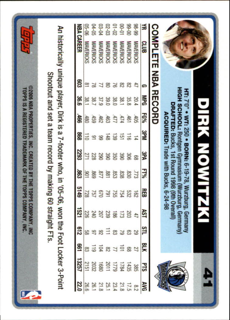 Dirk Nowitzki cards (1999-2021) Mavericks - You Choose - Bild 142 von 266